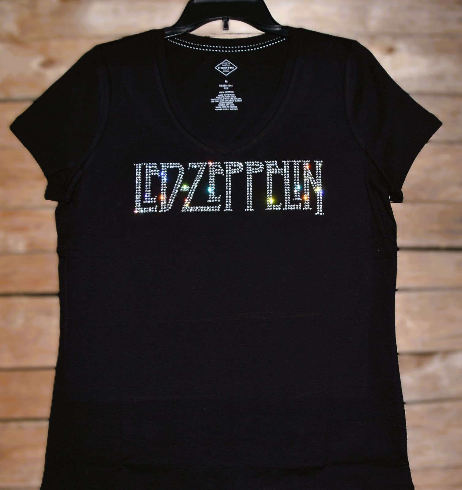 Led Zeppelin rhinestone bling shirt or tank XS S M L XL XXL 1X 2X 3X 4X 5X