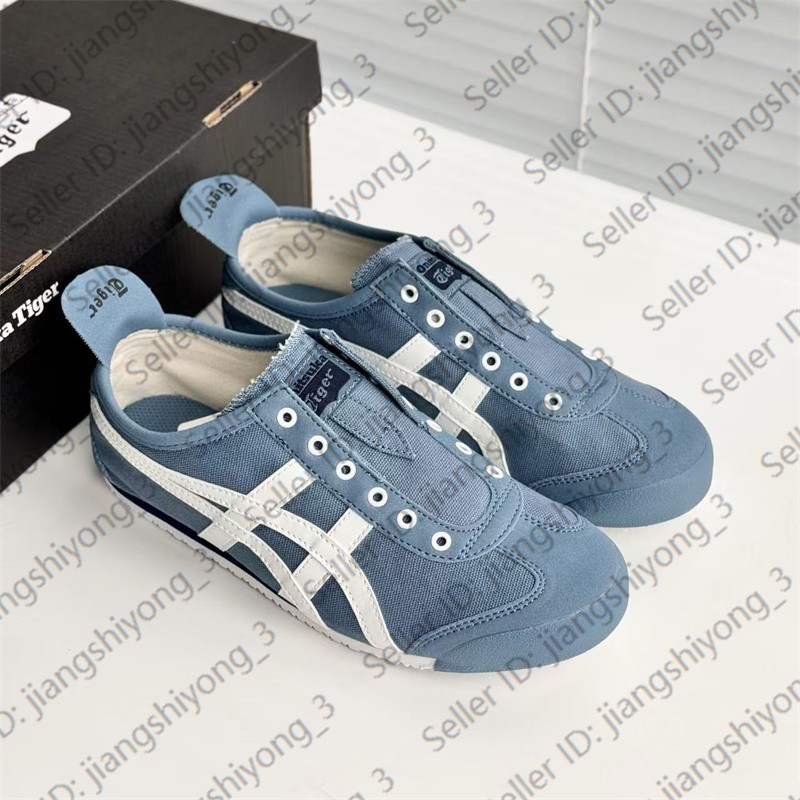 Vintage Onitsuka Tiger MEXICO 66 Mens Womens Slip-on Blue/White D3KON-5601