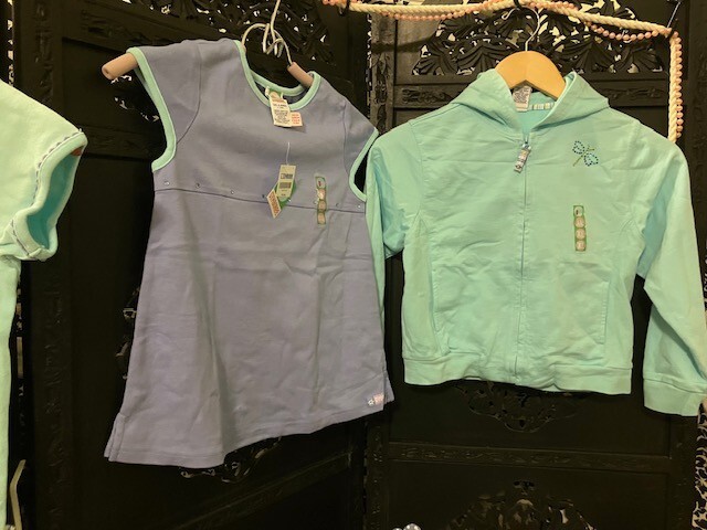 Your CHOICE 2002 Gymboree Spring Showers NWT pants sweater top leggings hat hair