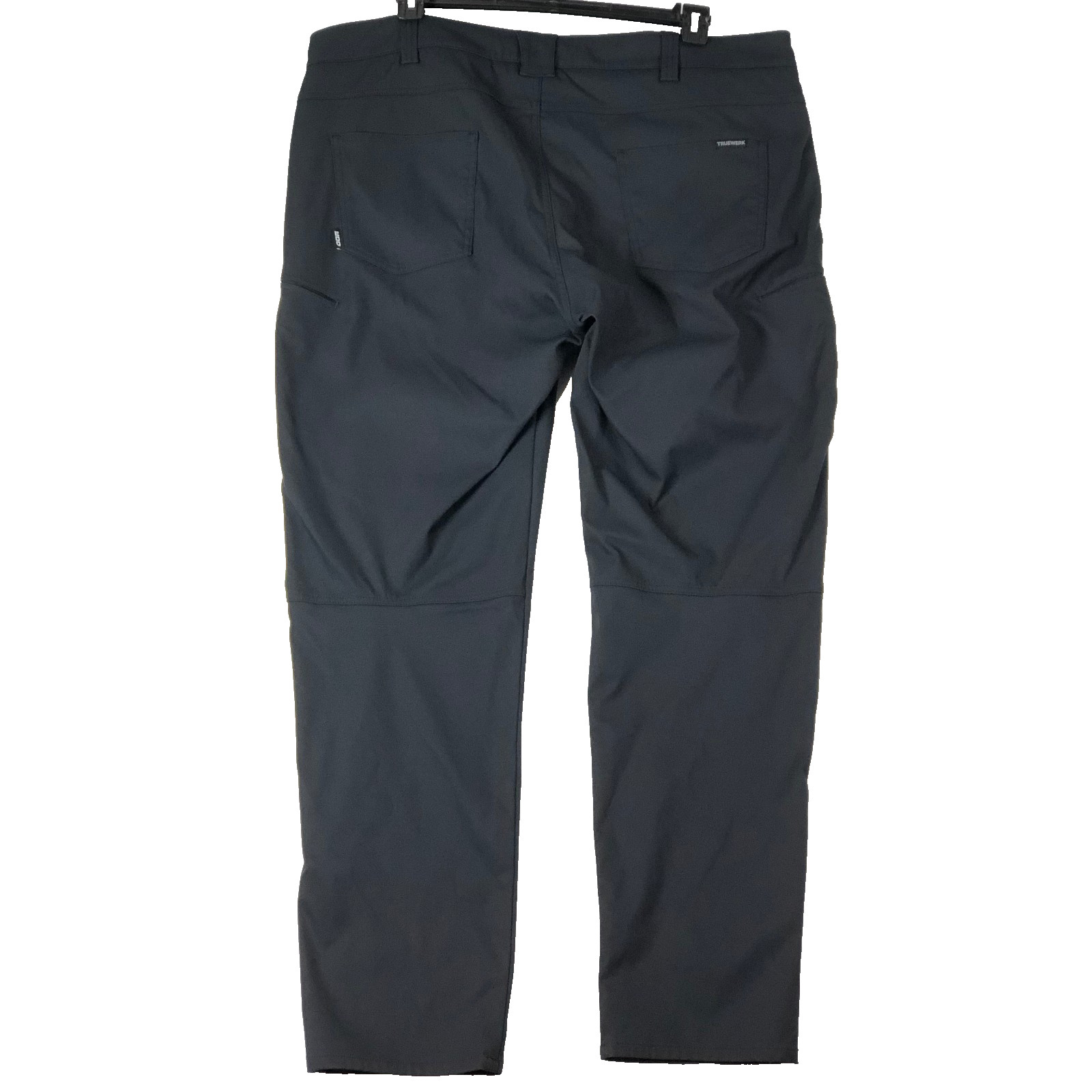 Truewerk EDO Werkpant Pants Mens 42 x 34 Black Utility Wicking Workwear Stretch