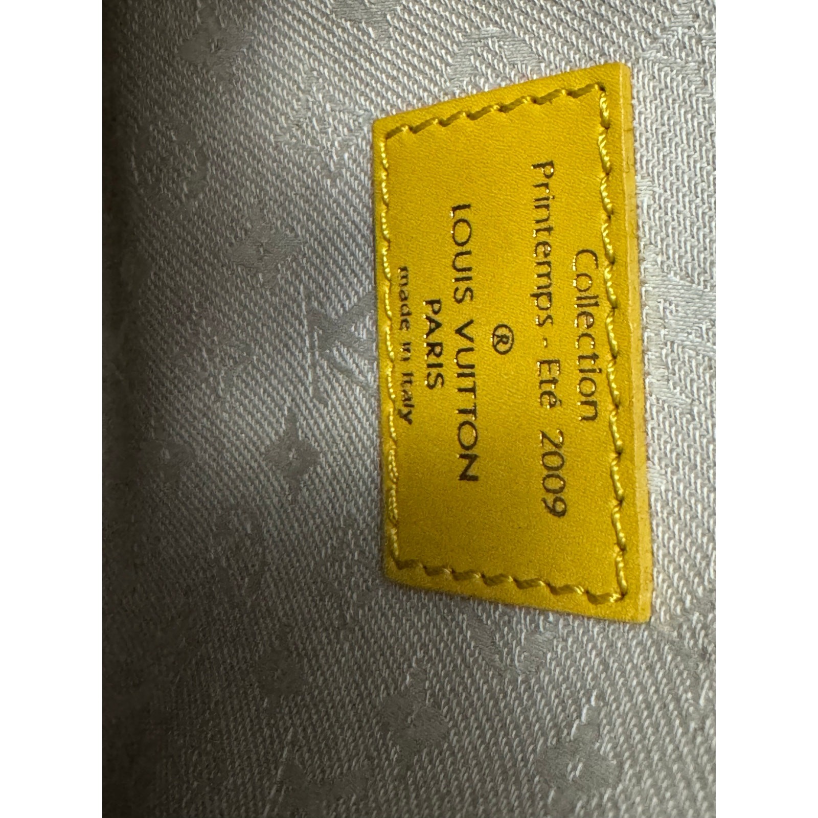 Vintage Louis Vuitton Limited Edition Savane Flight Mini Bag Yellow Leopard