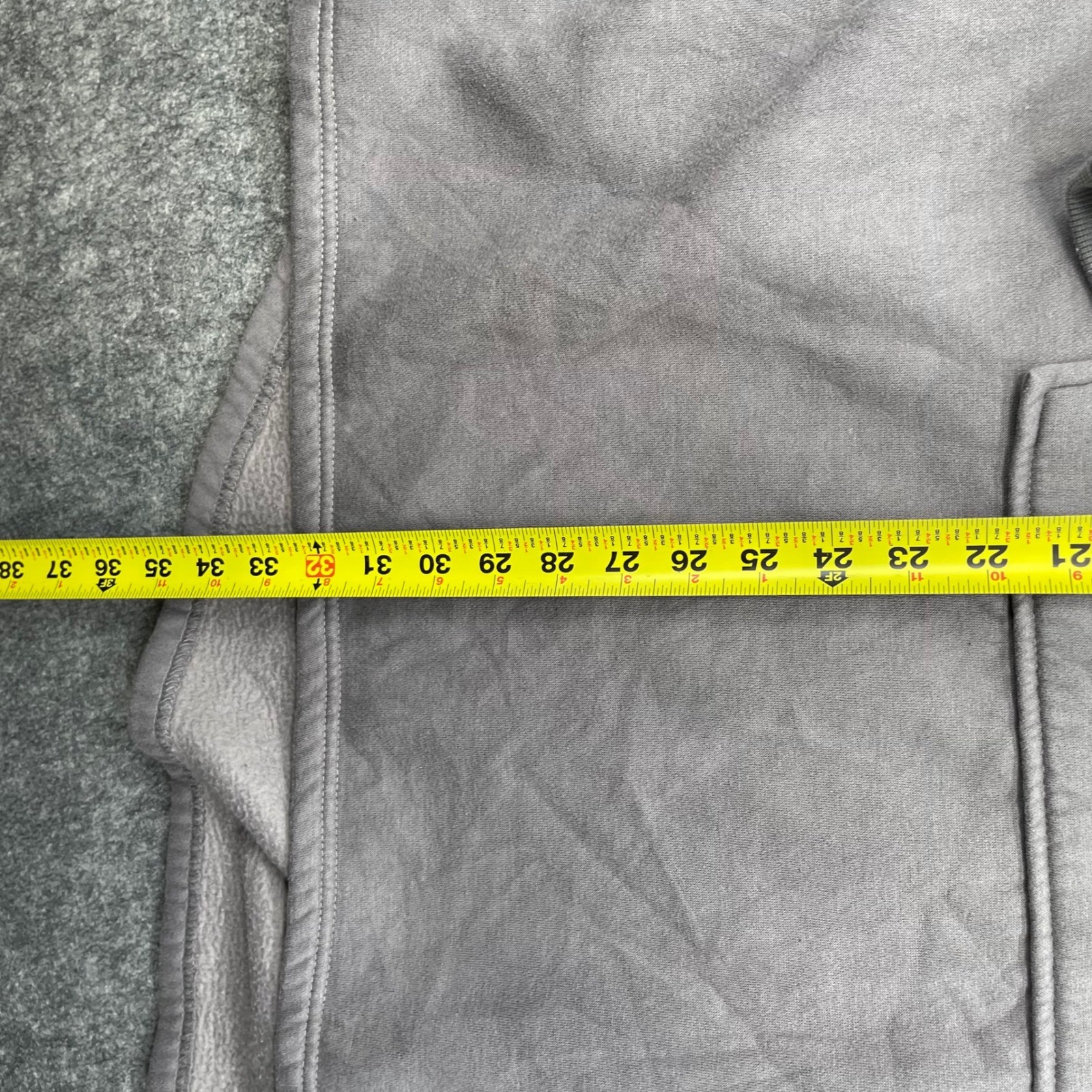 The Comfy Hoodie Blanket Gray Sweatshirt Fleece Lined One Size