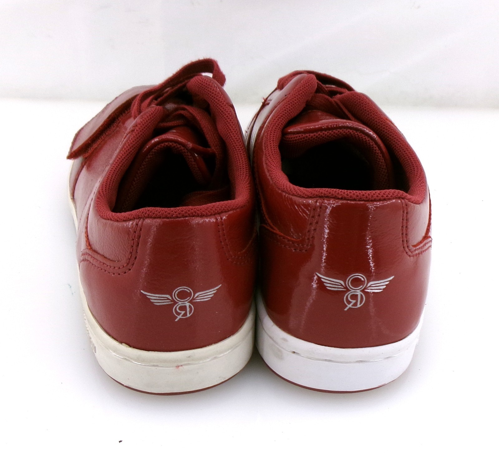 Creative Recreation Shoes Cesario Lo Pat Leather Red Sneaker Mismatched 8/7.5