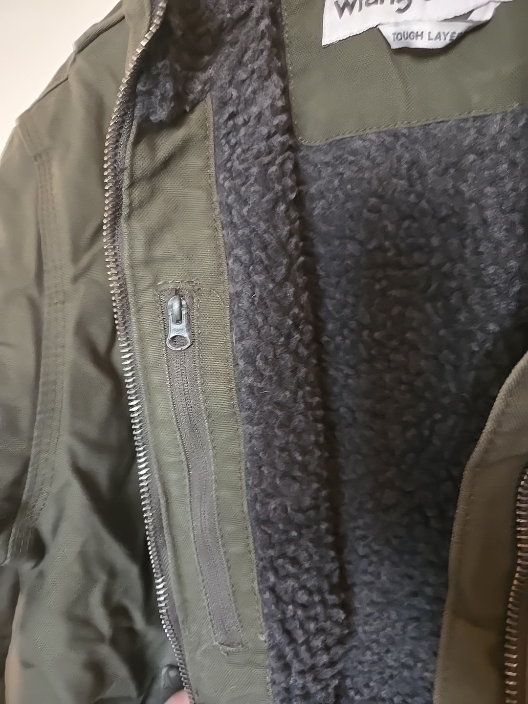 Wrangler Riggs Workwear Unisex Size Large Work Jacket Forest Green