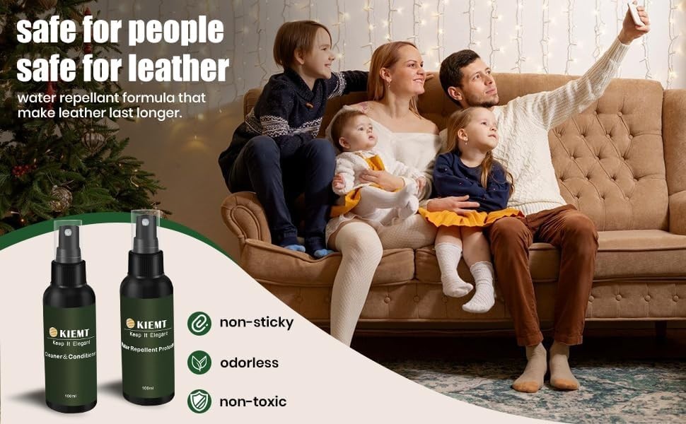 Leather & Suede Care Kit Leather Cleaner Conditioner Protector