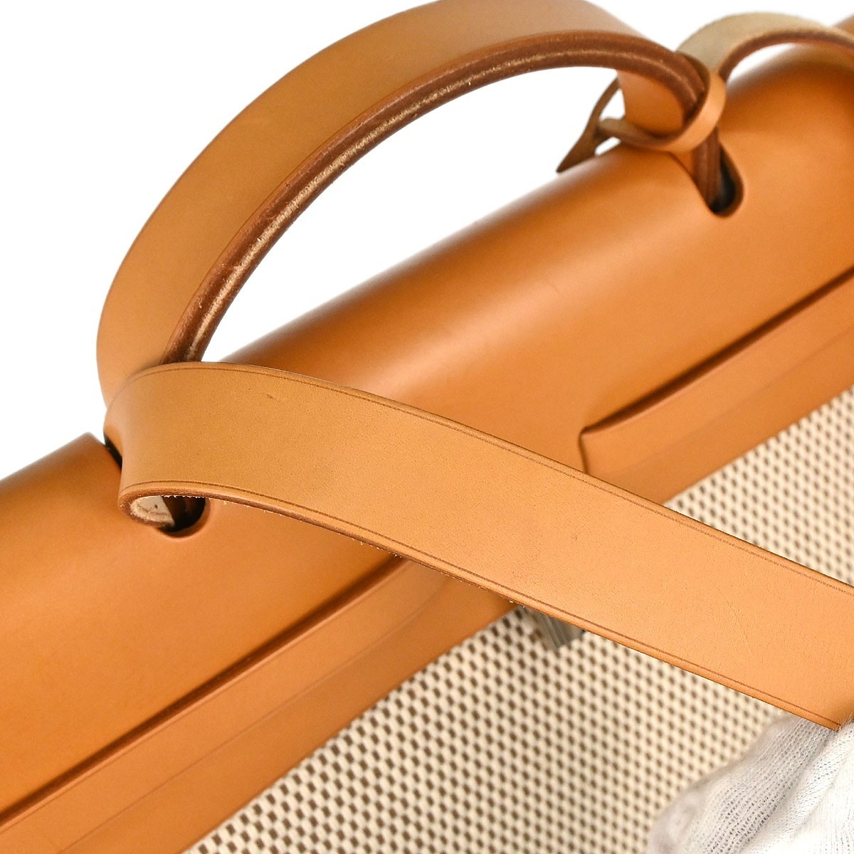 Hermes Natural Toile GM Herbag MM 2way Handbag C□G 187875
