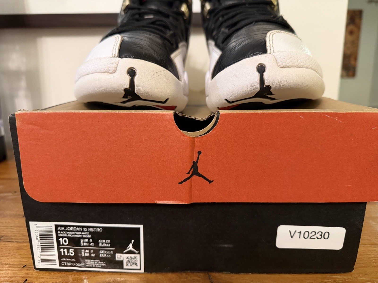 Jordan Air Jordan 12 Retro “Playoff” Black/White/Red CT8013-006