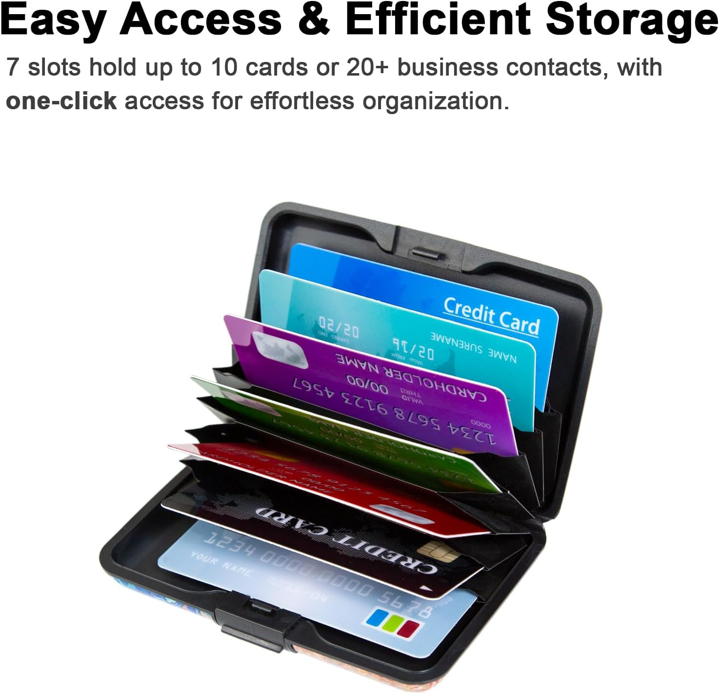 RFID Blocking Aluminum Credit Card Holder – Van Gogh Starry Night Design