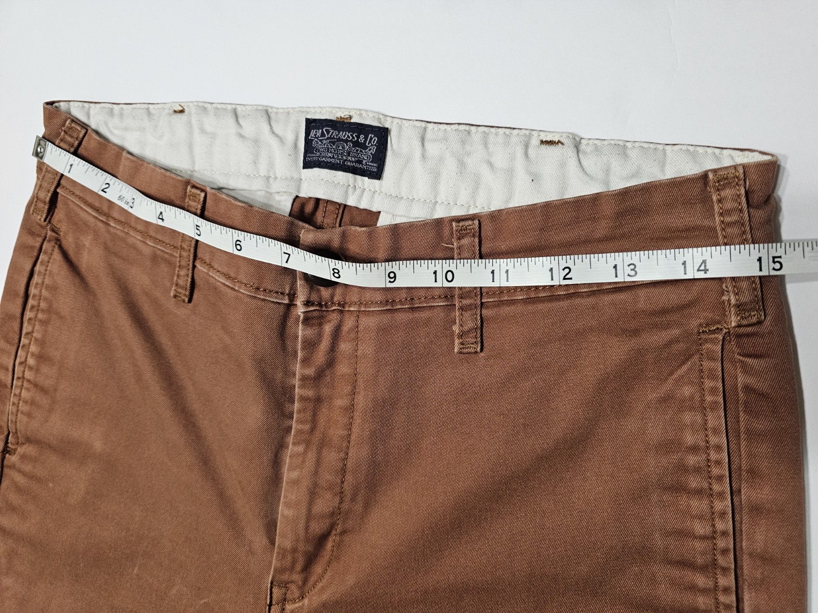 Levi Strauss & Co Chino Pants Men’s W29x L32 Brown Two Horse Brand Cotton