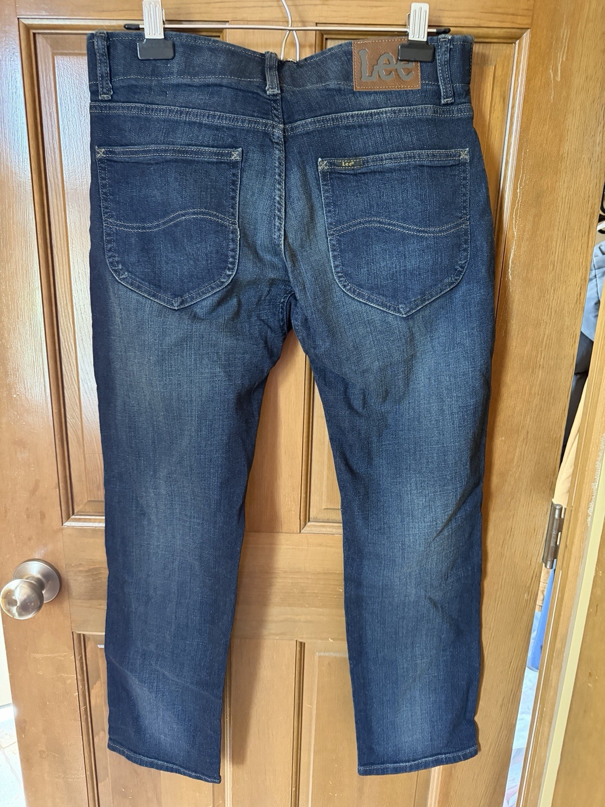 NWT Men’s Lee Extreme Motion Straight Taper Jaxon 32X30 Dark Blue Denim Jeans