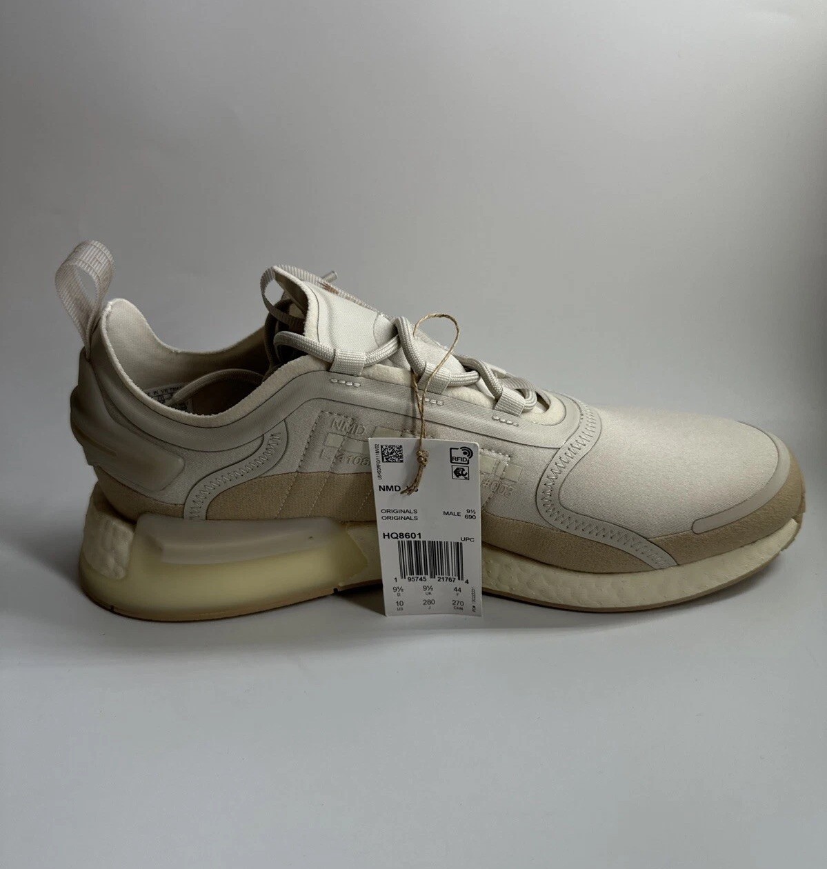 adidas Men’s Size 10 NMD_V3 BOOST Shoes Alumina Magic Beige HQ8601 NEW