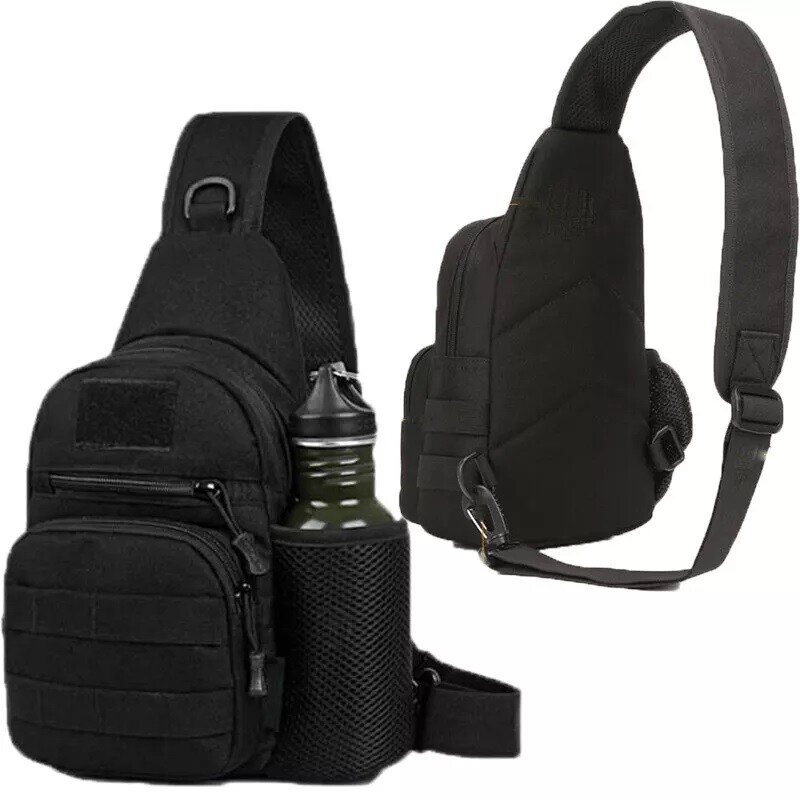 Tactical Military Sling Shoulder Backpack Molle EDC Small Crossbody Chest Pack