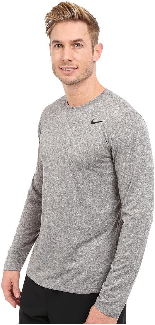 Nike Legend Dri-Fit T-Shirt Long Sleeve Red Grey Blue Navy Green 727980 Large