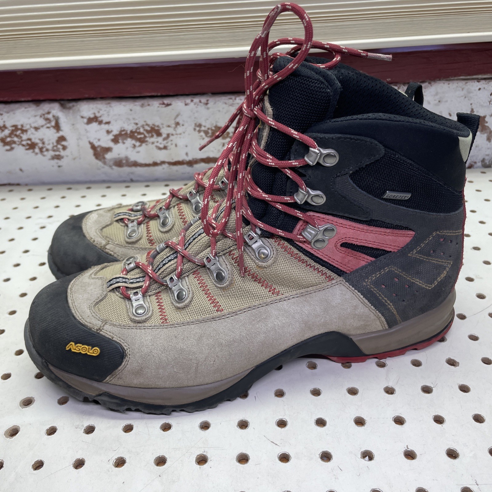 ASOLO FUGITIVE GTX Waterproof Hiking Backpacking Boots Sz Mens 13