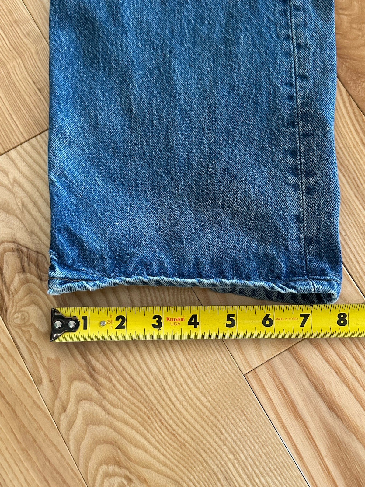 Vintage 80s Levi’s Denim Jeans 501 0118 36×32 (34×31) Made in USA Distressed