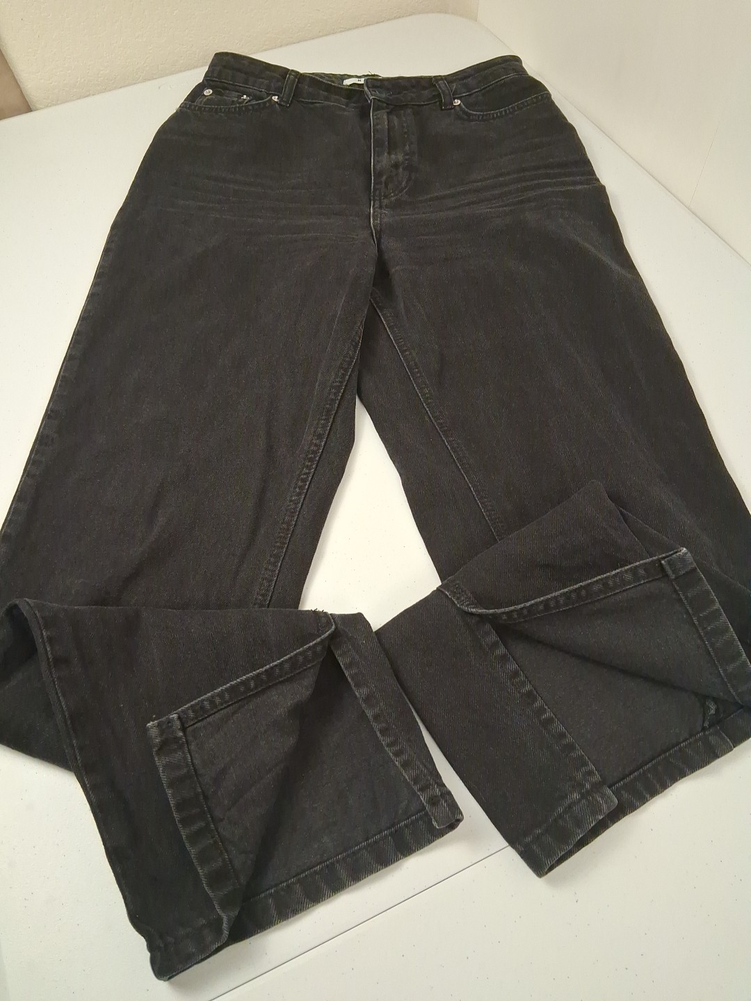 NA-KD High Rise Skinny Jean Front Slit Hem Size 40 Turkey Excellent Condition