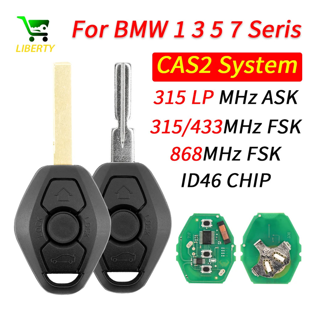 Liberty CAS2 CAS 2 Car Remote Key Replacement 2 Track For BMW 1 E87 3 E46 5 E60