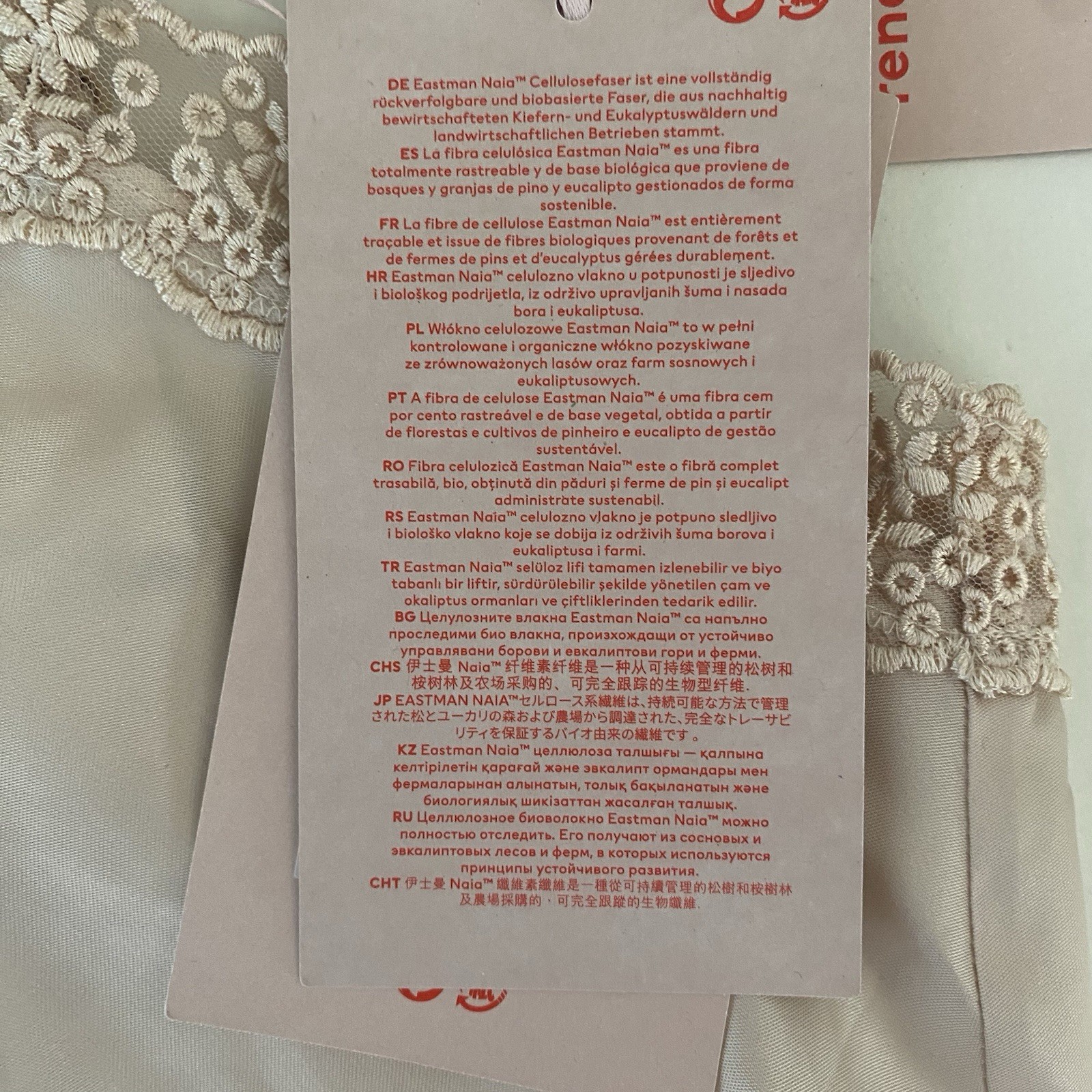 NWT SIMONE ROCHA x H&M Medium Satin Lace Slip Dress Pale Nude Pink NEW