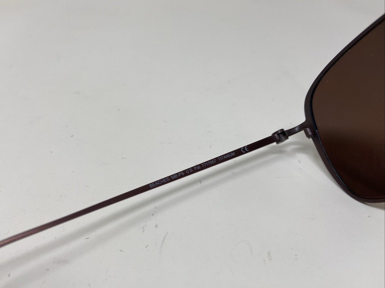 MAUI JIM BEACHES MJ541-07M MATTE SATIN ROSE W/ POLARIZED PINK SUNSET MIRROR H42