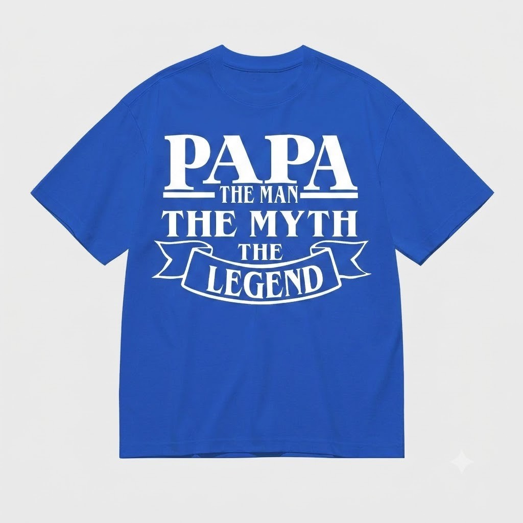 Papa The Man The Myth The Legend Shirt Father’s Day Gift Dad Graphic T-Shirt