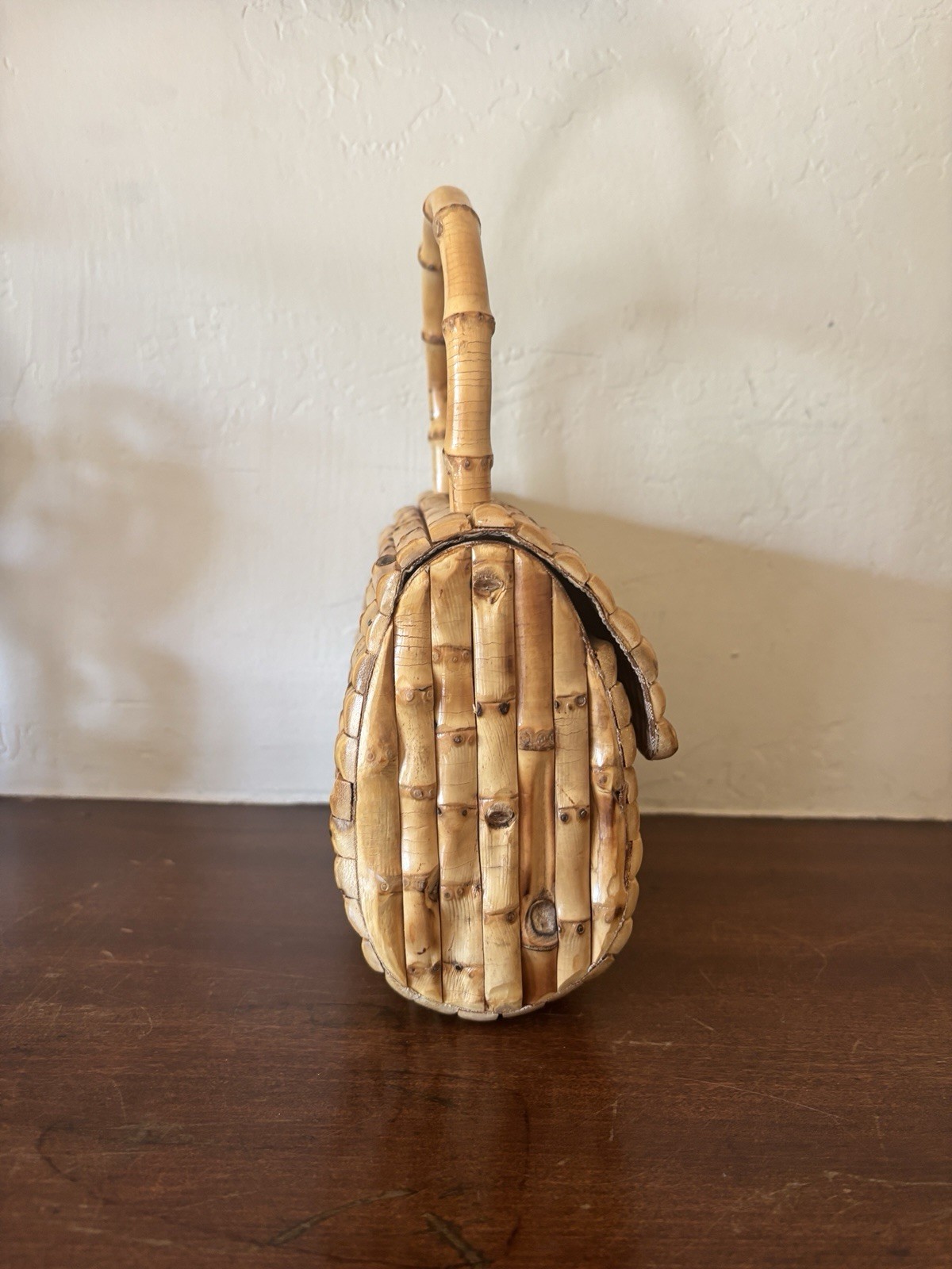 Glorinha Paranagua Bamboo Eberlee Purse Bag HTF Excellent