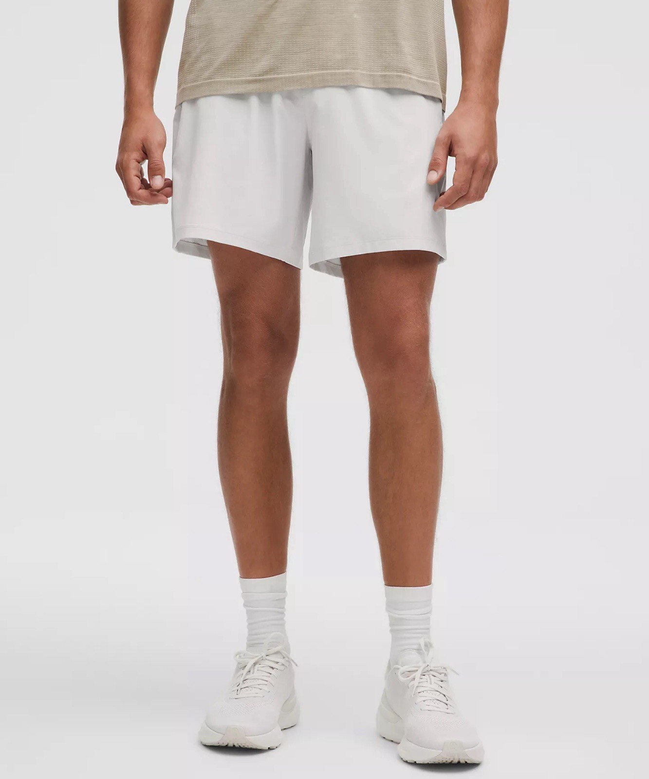 Lululemon Size Small Pace Breaker Linerless Short 7″, Vapor, NWT, $68