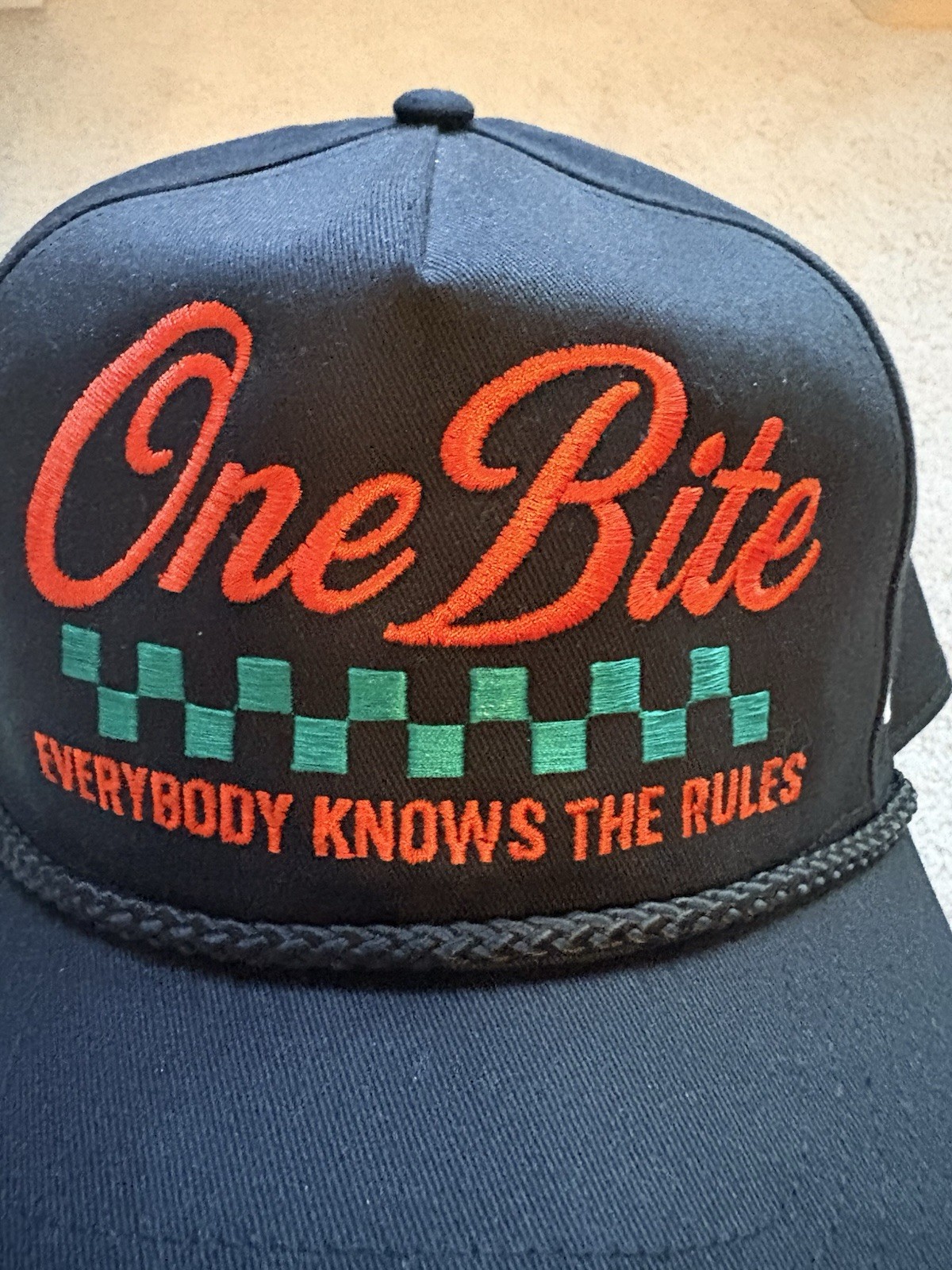 Rare Barstool Dave Portnoy One Bite Pizza SnapBack Hat Trucker ‘47 brand
