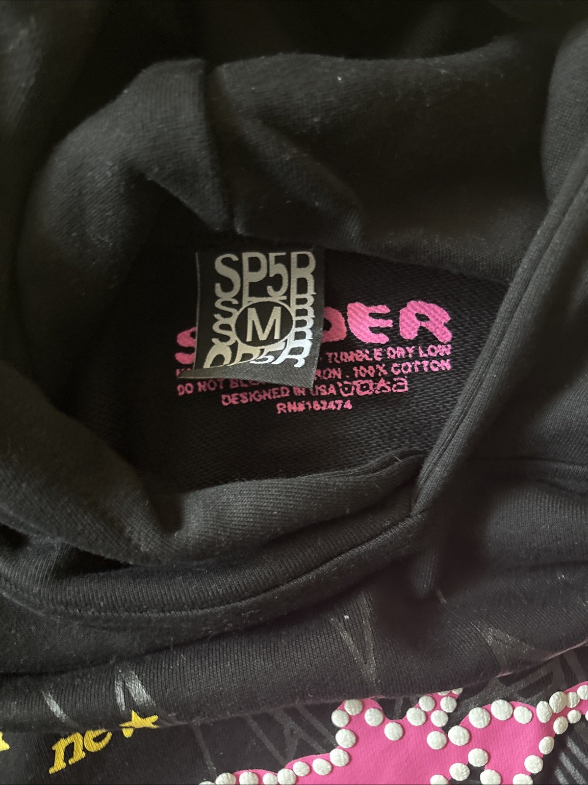 Sp5der Men’s Hoodie Size Medium