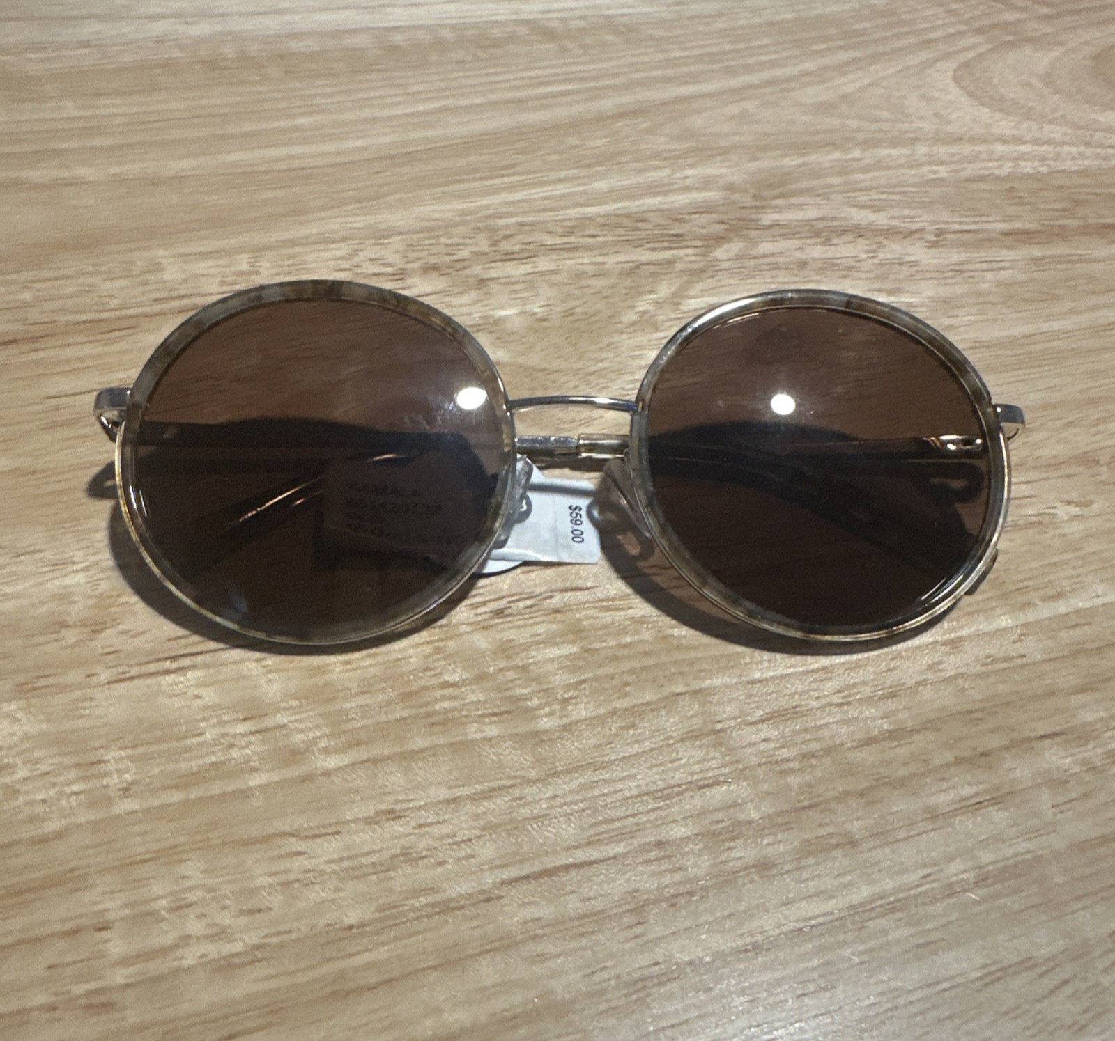 Keo Rx’able Womens Sunglasses, Kamala, Gold, 55.0-20.5-140