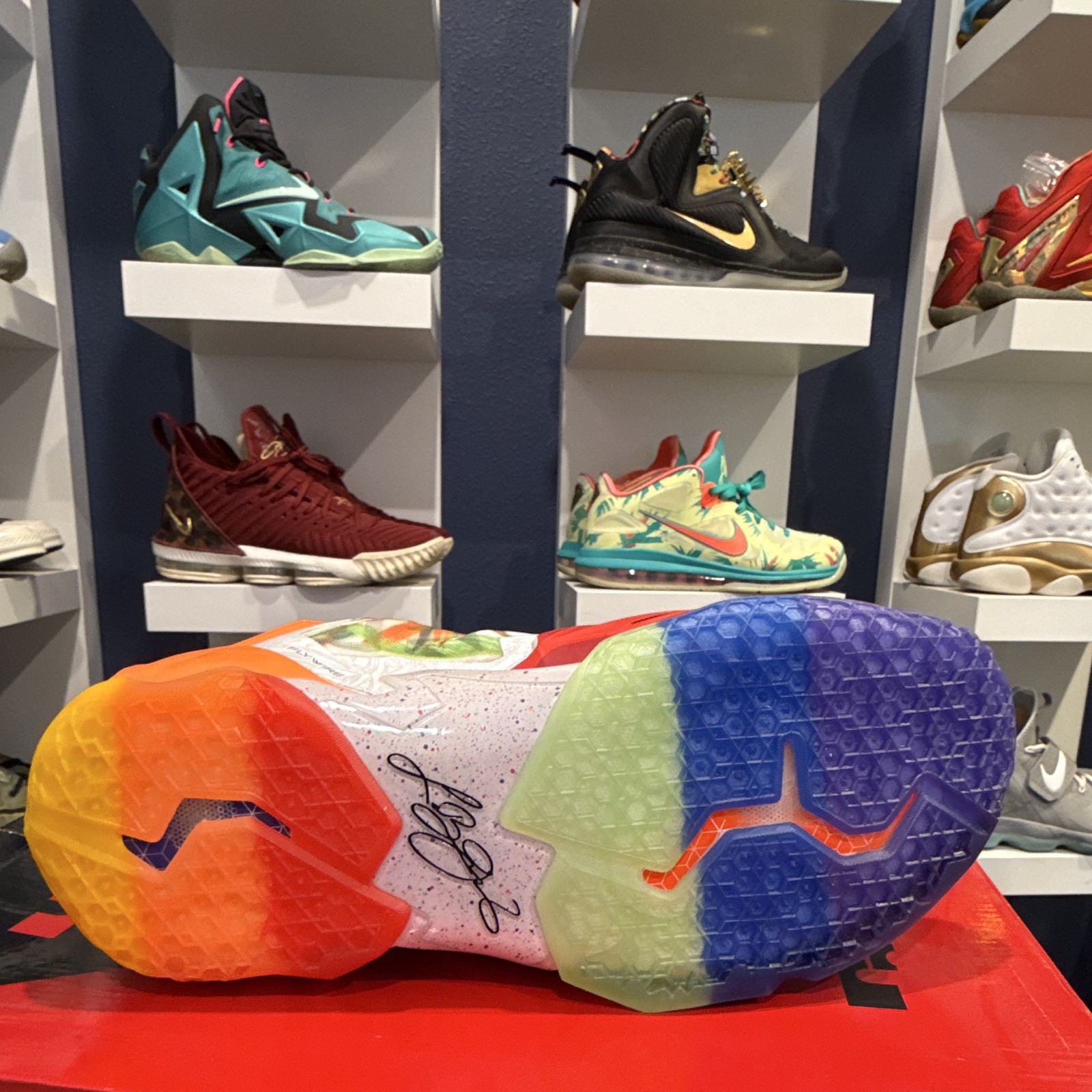 Nike LeBron 11 Premium What The LeBron Multicolor 650884-400 2014