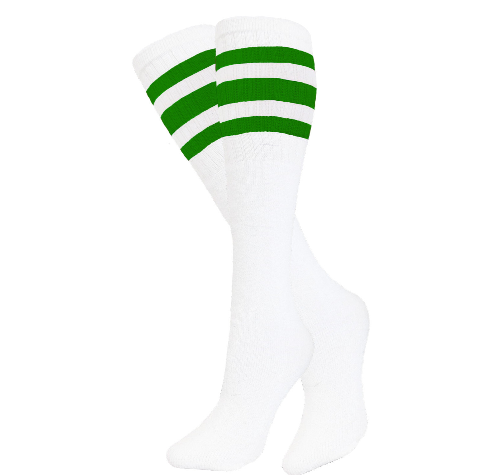 5 PK TUBE SOCKS COTTON ASSORTED COLOR STRIPES 22 INCH SPORTS SOCKS OLD SCHOOL