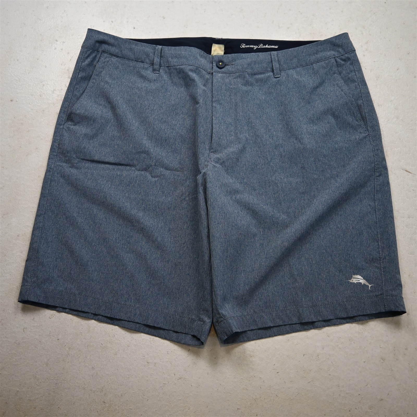 Tommy Bahama 40×8.75″ Blue Performance Hybrid Golf Mens Shorts