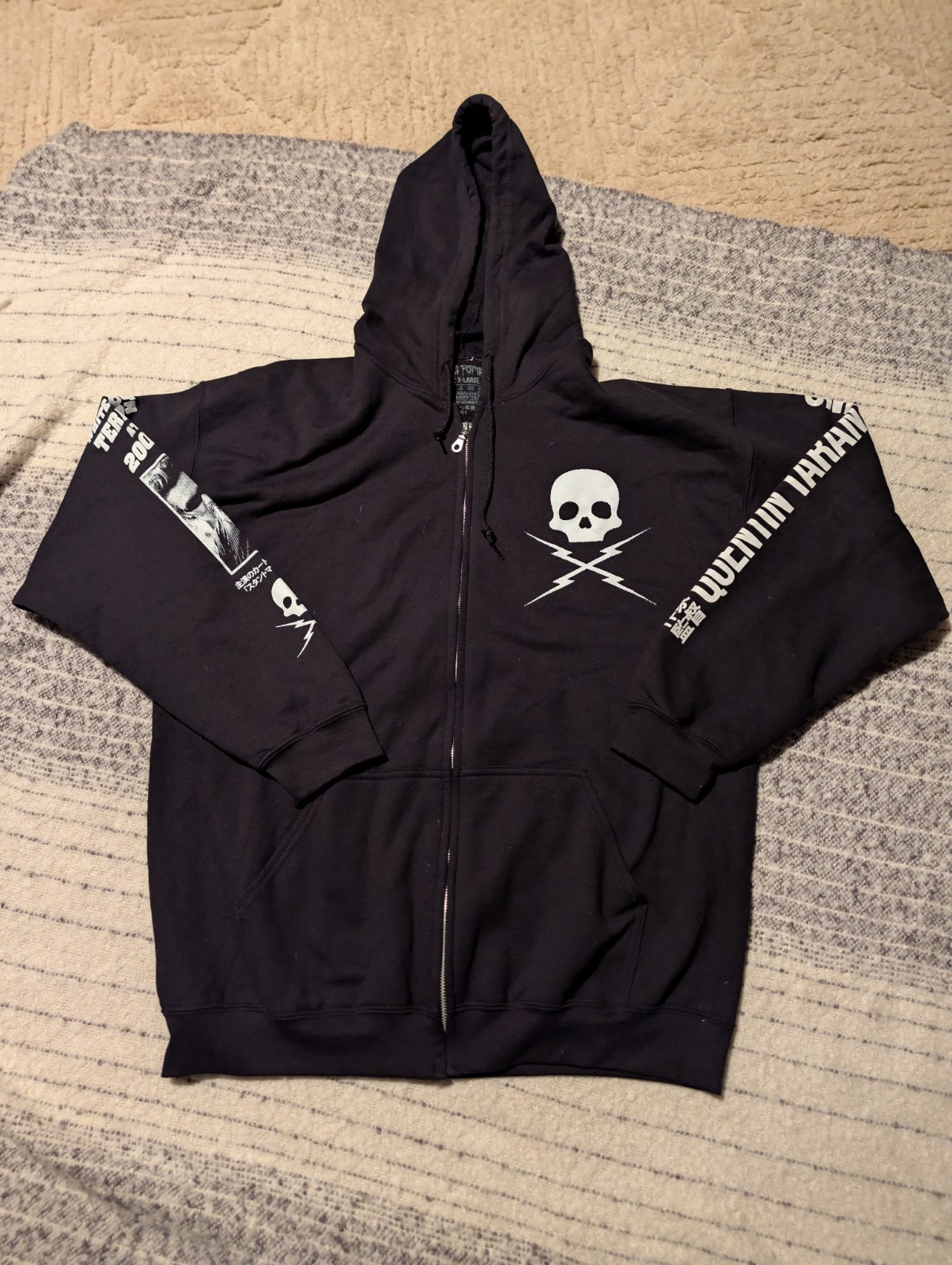 Death Proof Rucking Fotten Zip Up Sweatshirt XL NEW Grindhouse