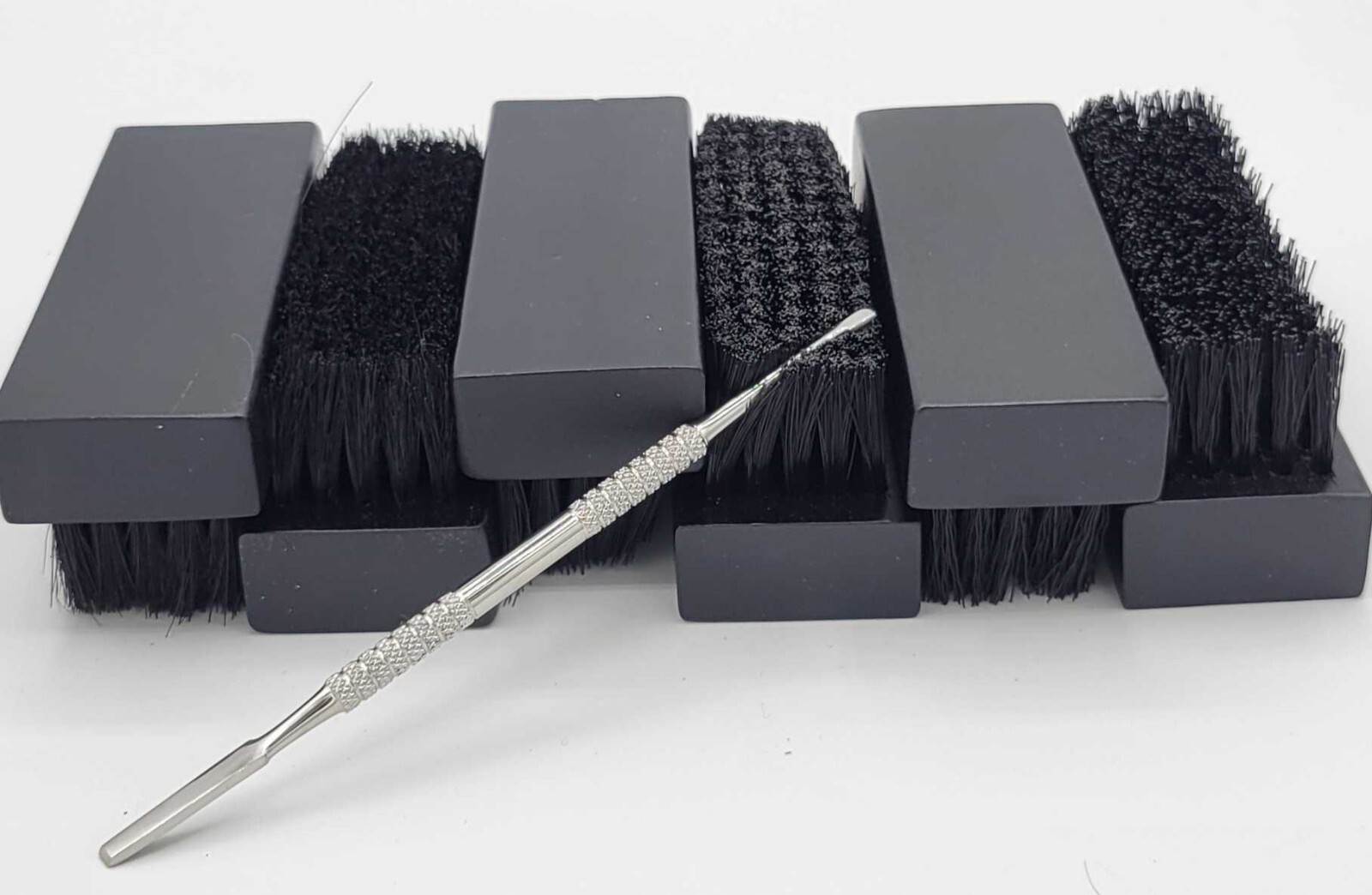6-Piece Flawless Shoe Cleaning Brush & Tool Set – Sneaker, Leather, Suede Care