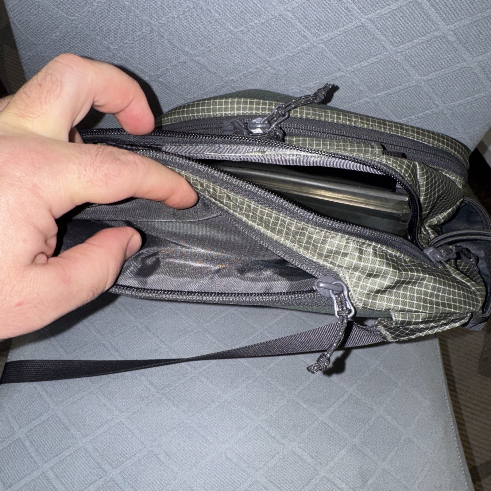 Patagonia Stealth Atom Sling 8L SP18 Discontinued Rare Fishing Bag Used