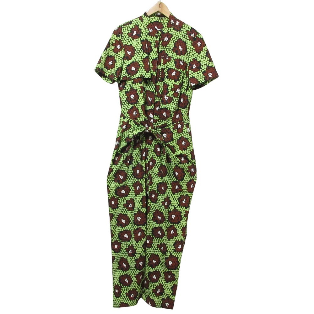 Christian Wijnants floral print jumpsuit/all-in-one, size 36, green Women USED