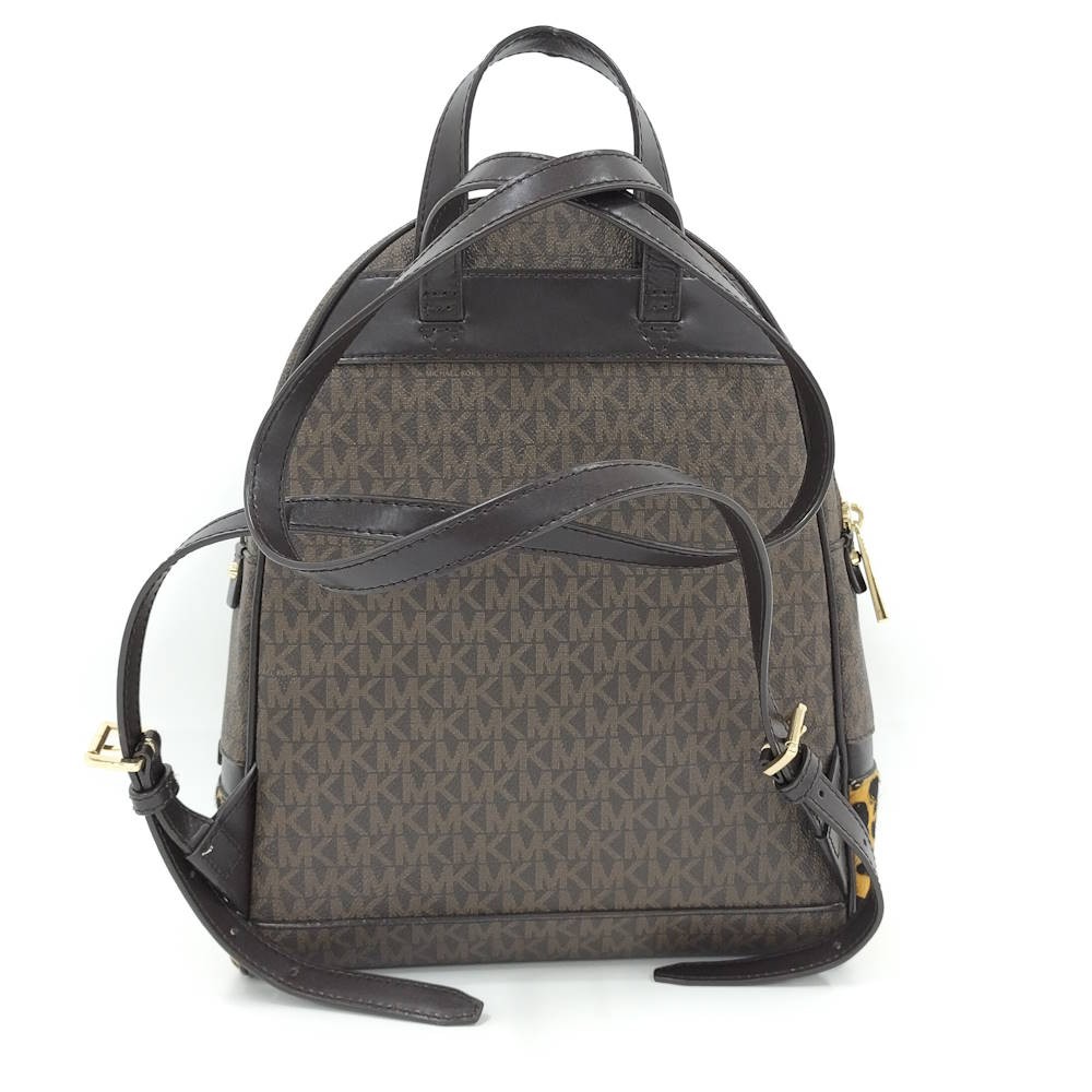 Import duty included for US buyers Michael Kors Backpack Brown Canvas 10.2 inch
