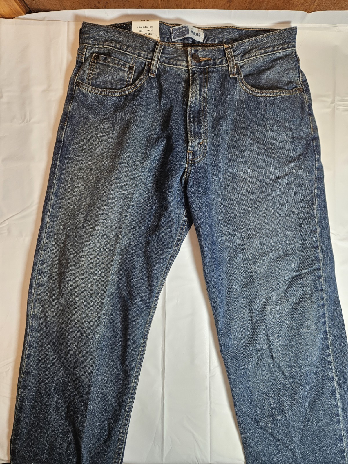 Signature By Levi Strauss 34×30 NEW Men’s Straight Flex Jeans