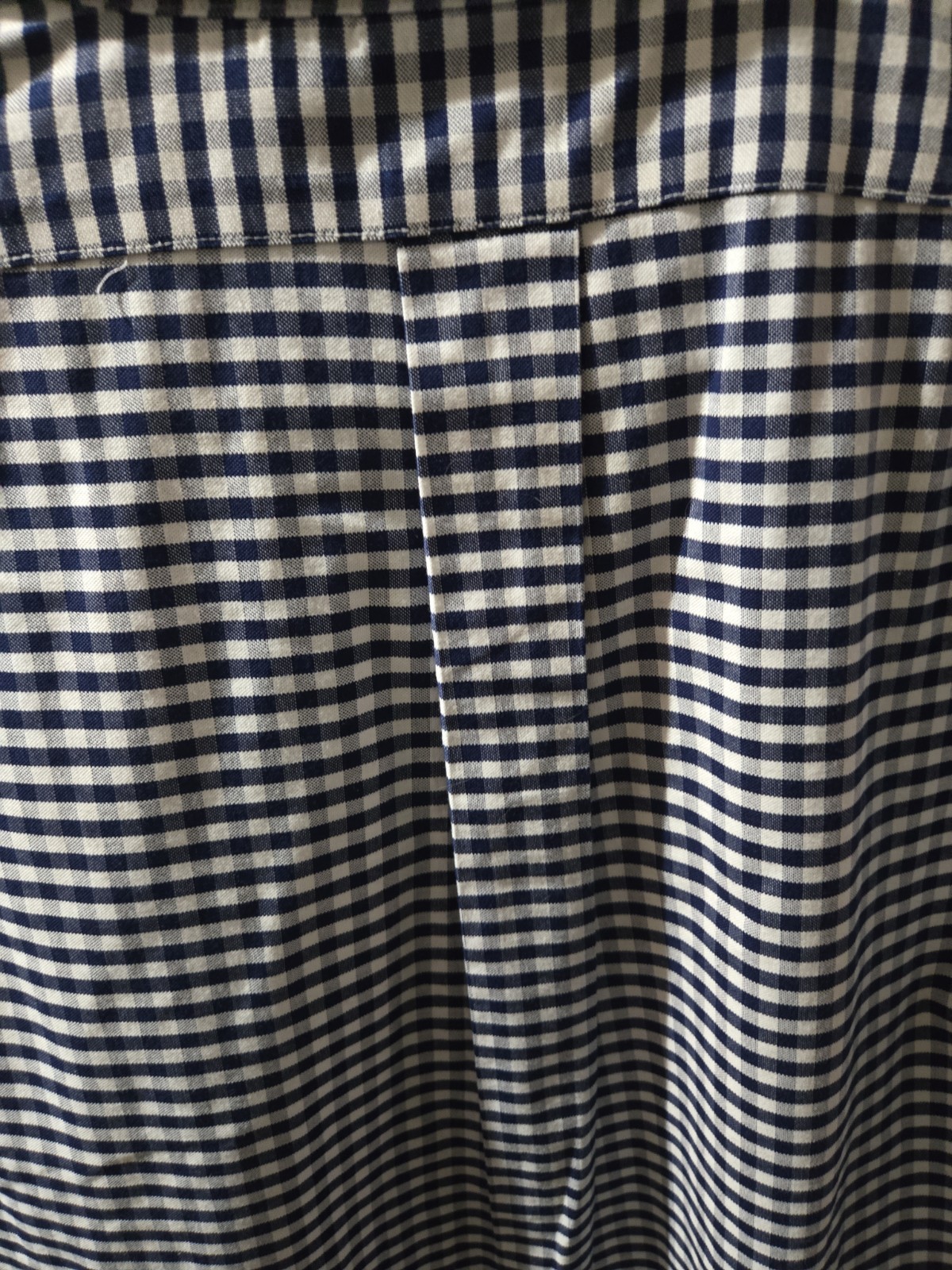 Brooks Brothers Gingham Button Down Mens XL Navy White Regent Fit Non-Iron