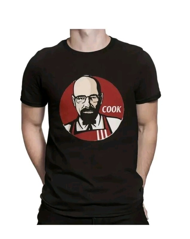 Breaking Bad Sportswear Tee Shirt Walter White Heisenberg Let Him Cook Graphic