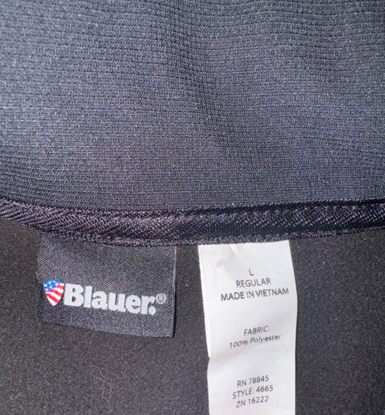 Mens NEW Blauer softshell jacket Size Large Dark Navy LIGHTWEIGHT COAT 4665