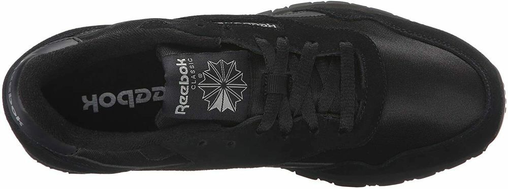 Man Reebok Royal Nylon Classic Sneaker Fashion BD1554 Black/Black/Carbon New