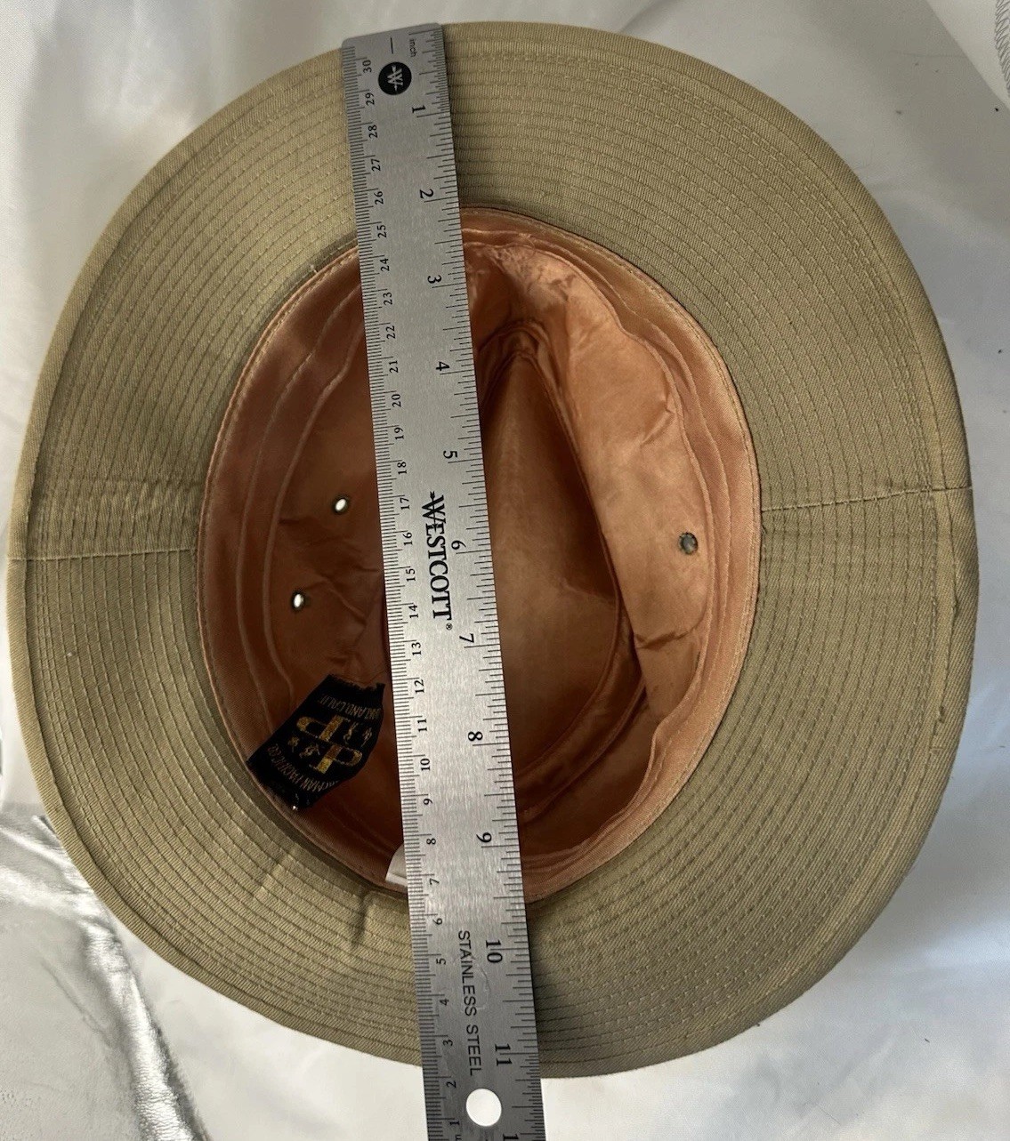 Dorfman Pacific Tan Fedora Hat Medium (Made in Sri Lanka) Classic