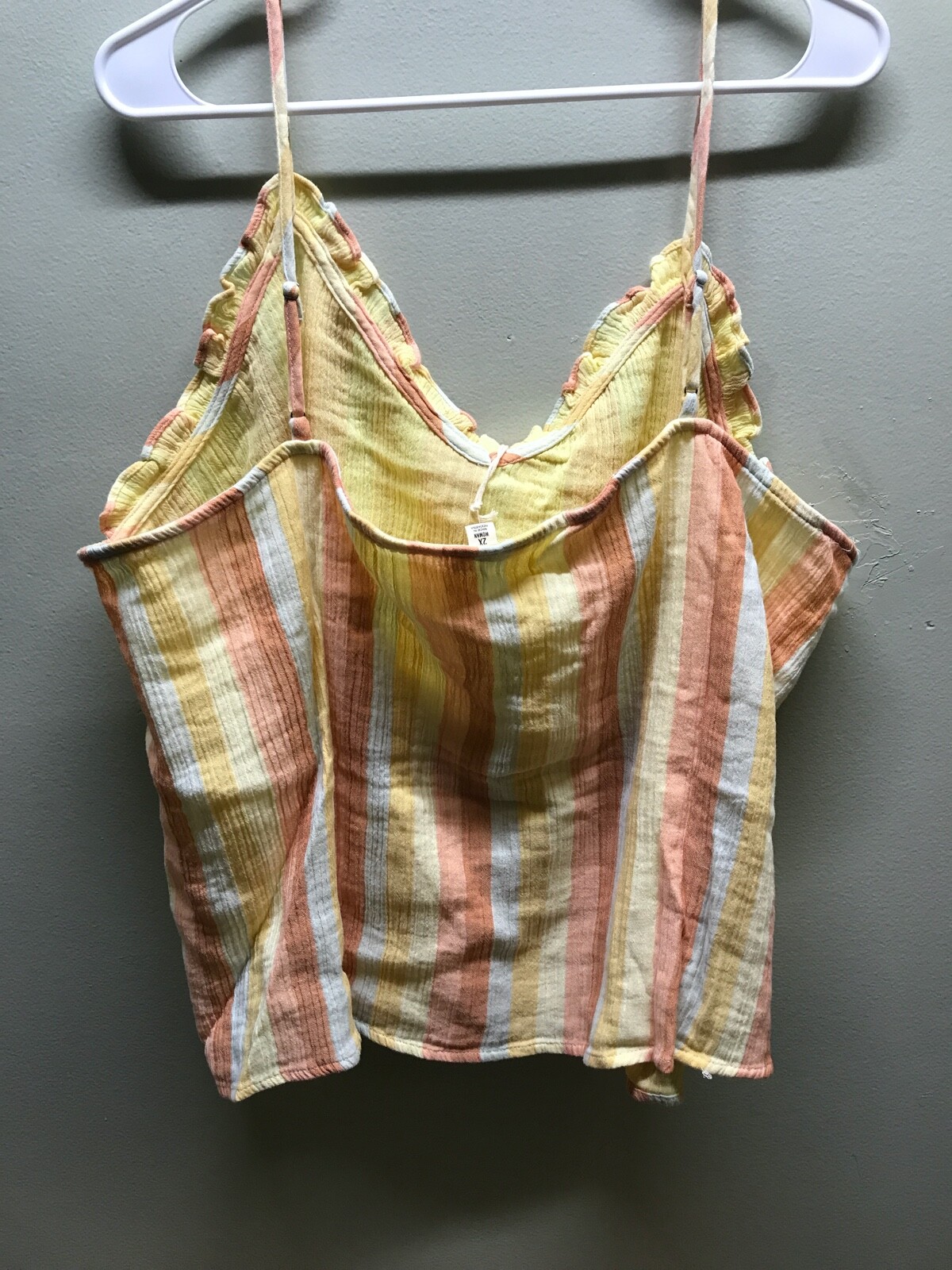 a.n.a womans sleeveless tank top plus size 2X New! genna stripe womens