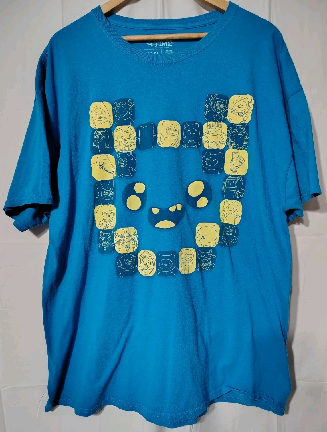 Adventure Time Loot Crate Exclusive 2XL Blue Graphic T-Shirt Cartoon Network