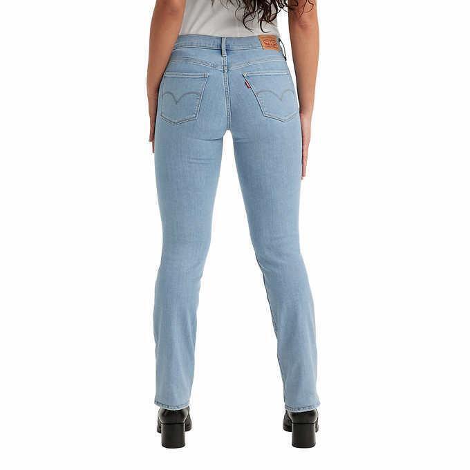 NWT Levi’s 314 Shaping Straight Women’s Mid Rise Stretch Jeans Slate 32″ Inseam