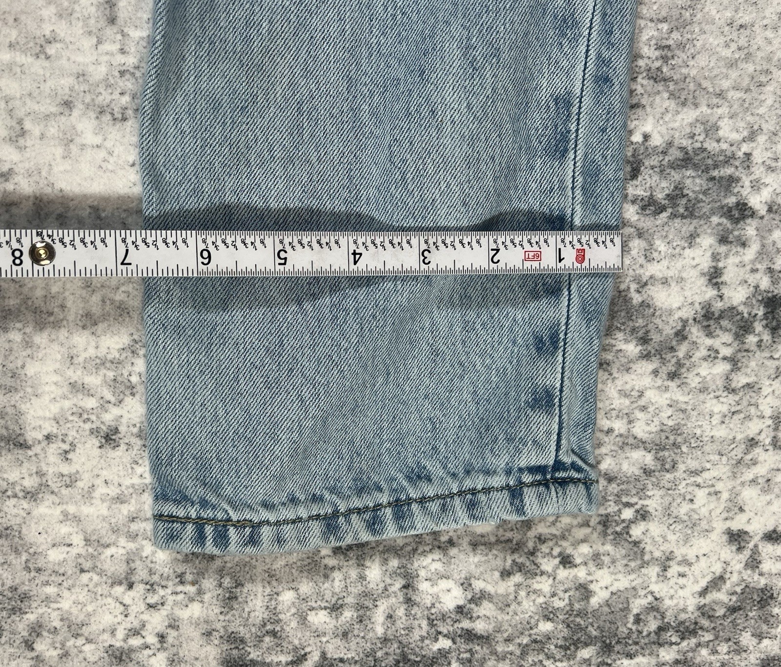 Levi’s Low Pro Straight Womens 24×30 Blue Denim Classic Light Wash 964 Casual