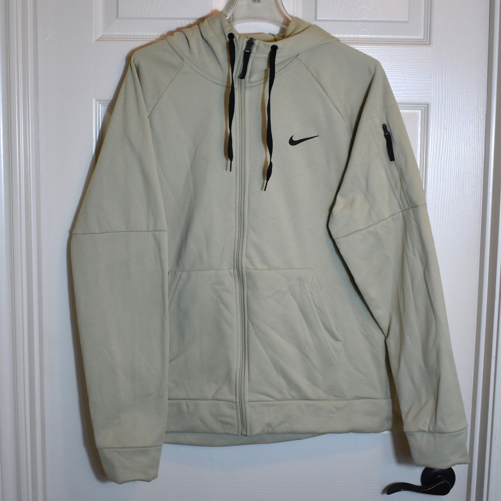 Nike Therma-FIT Full Zip Hoodie Jacket Men’s Large Desert Khaki NWT DQ4830-251