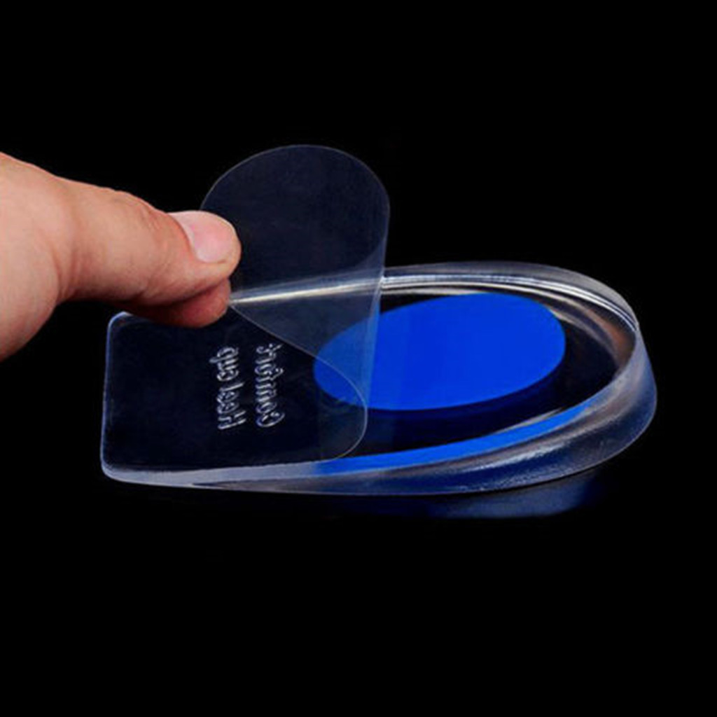 3 Pairs Heel Support Gel Pad Silicone Cushion Orthotic Insole Plantar Care