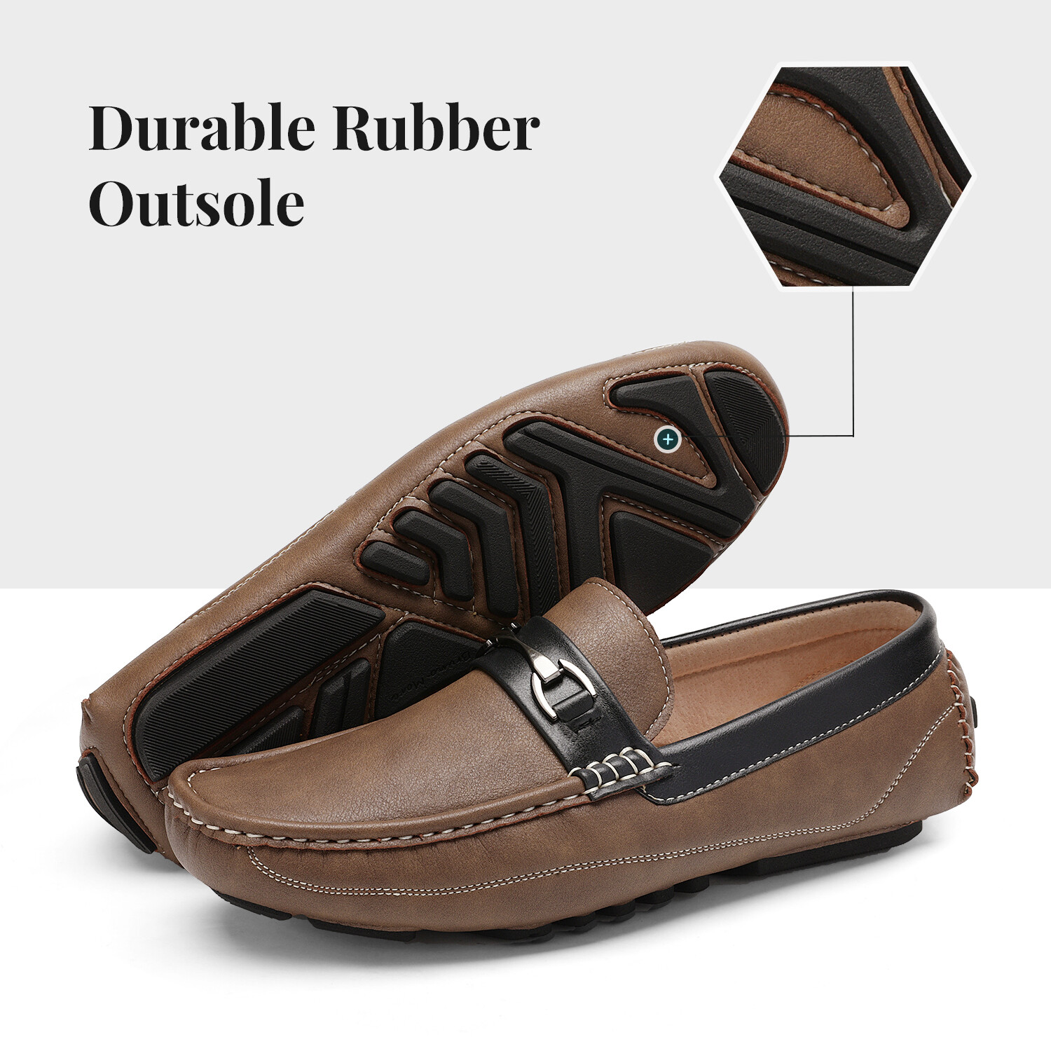 Men’s Casual Loafers Moccasins Slip on Driving Shoes US Sizes 6.5-15